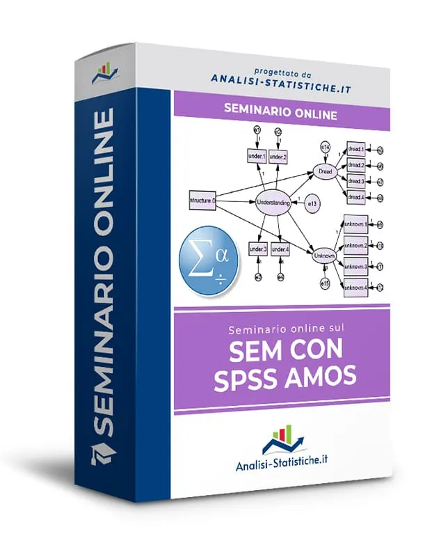 Analisi-Statistiche.it SEM AMOS seminario online 4 ore