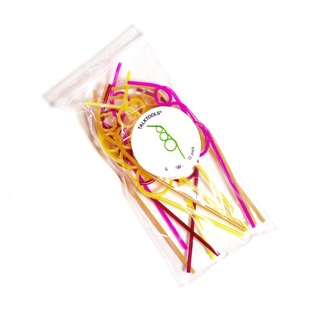 TalkTools Straw #4 cannuccia logopedica 12 pezzi media
