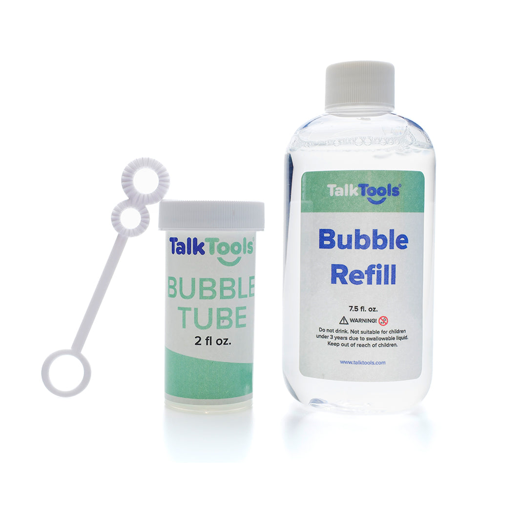 TalkTools Bubble Tube and Refill tubo bolle logopedico con ricarica