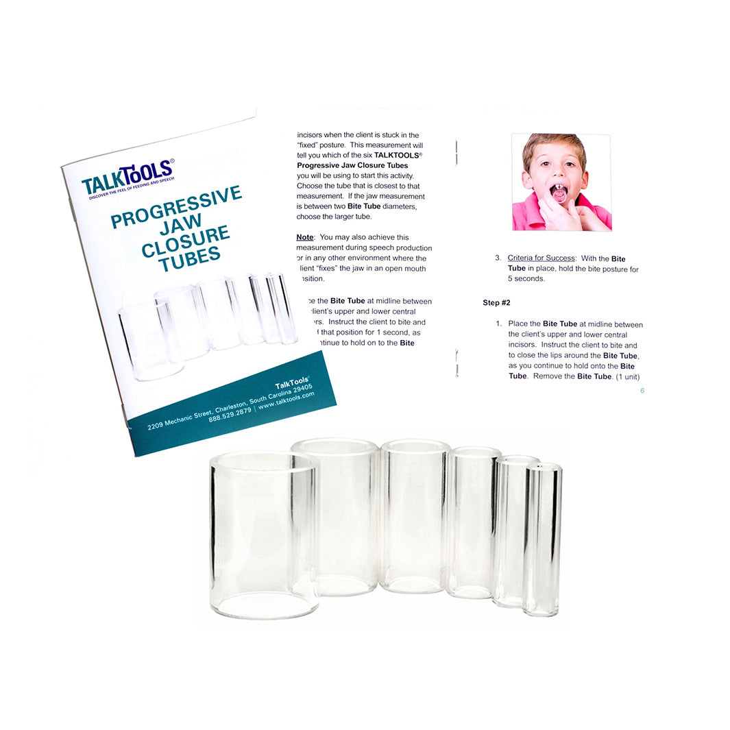 TalkTools Progressive Jaw Closure Tubes strumento set 6 tubi