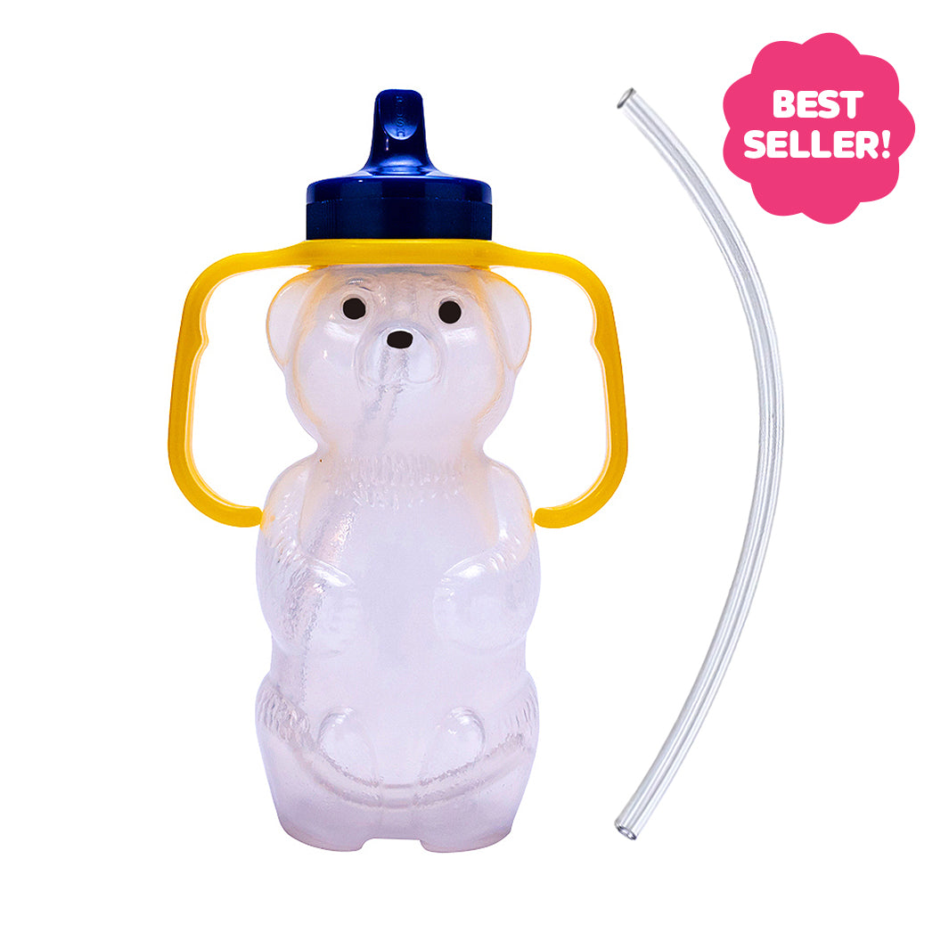 TalkTools Honey Bear tazza con cannuccia 207 ml