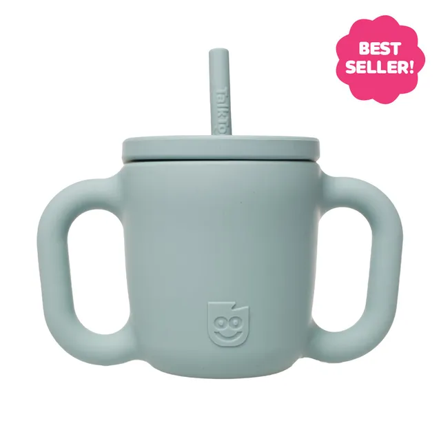 TalkTools Itsy Cup tazza con cannuccia Cloud 150 ml