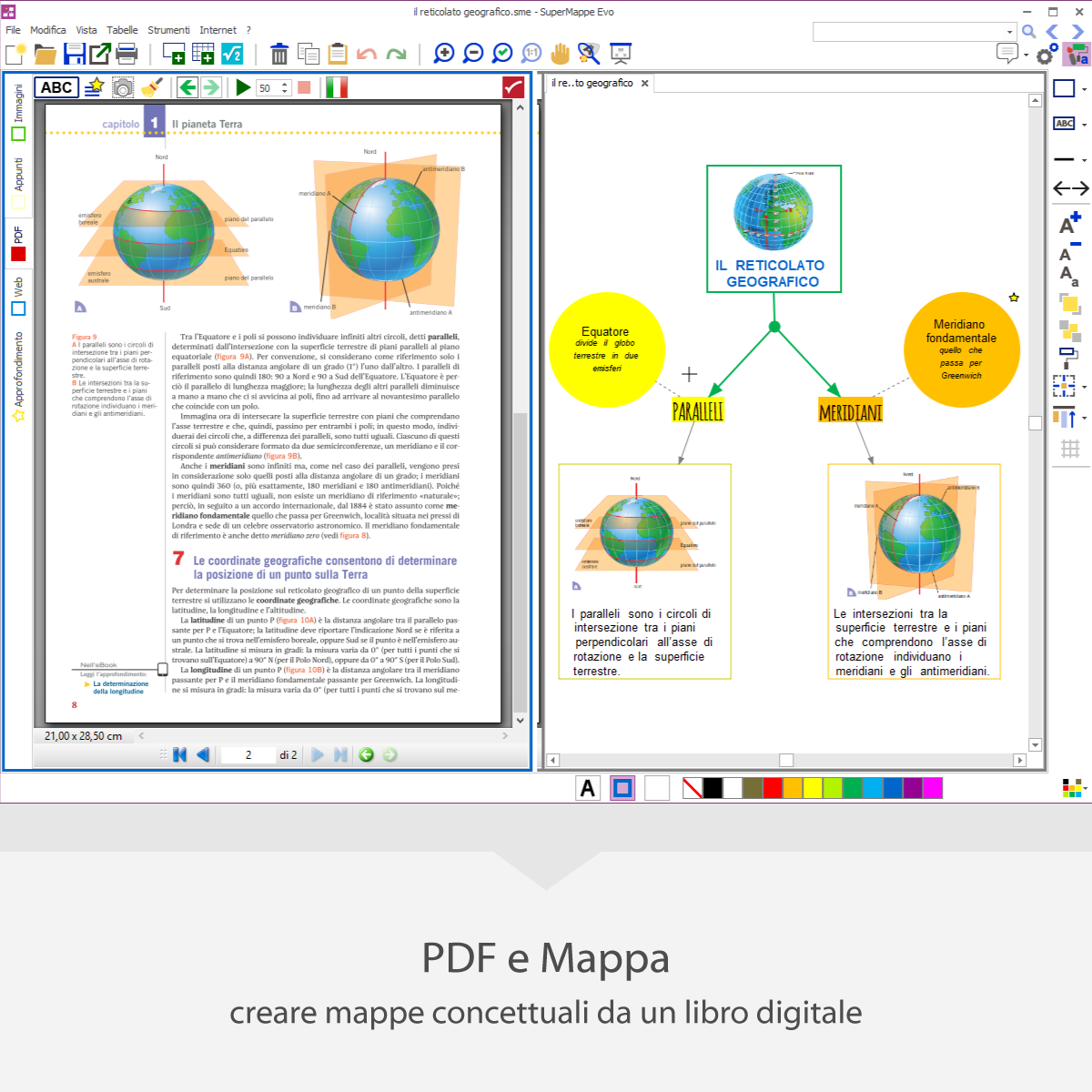 Anastasis SuperMappe EVO software Windows per mappe concettuali DSA