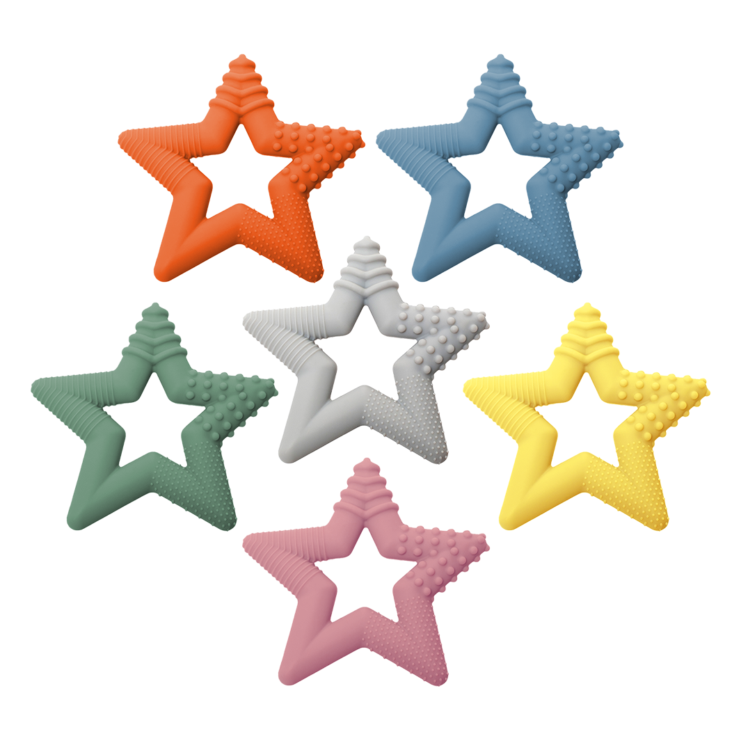 TalkTools Sensory Teeny Teether Star massaggiagengive silicone