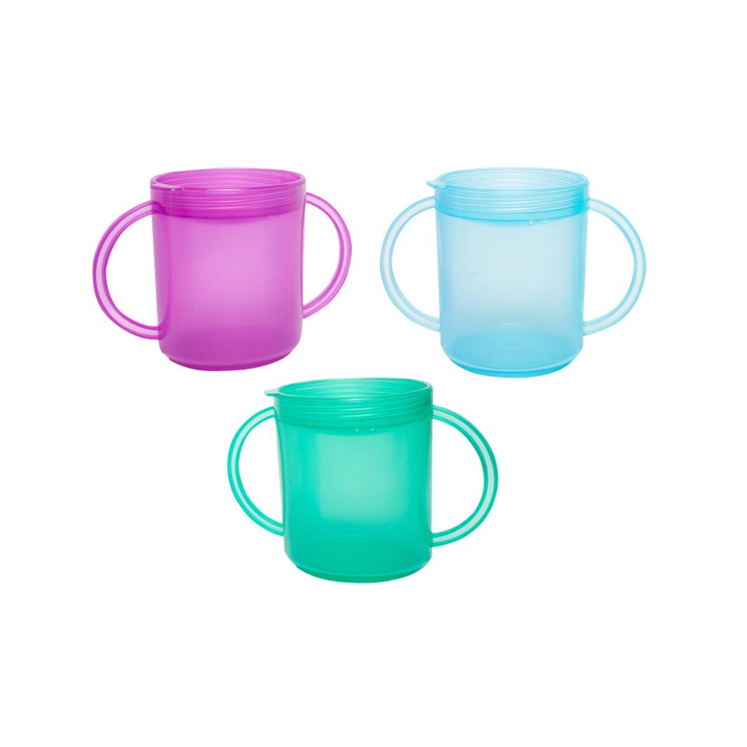 TalkTools Recessed Lid Cup tazza verde acqua