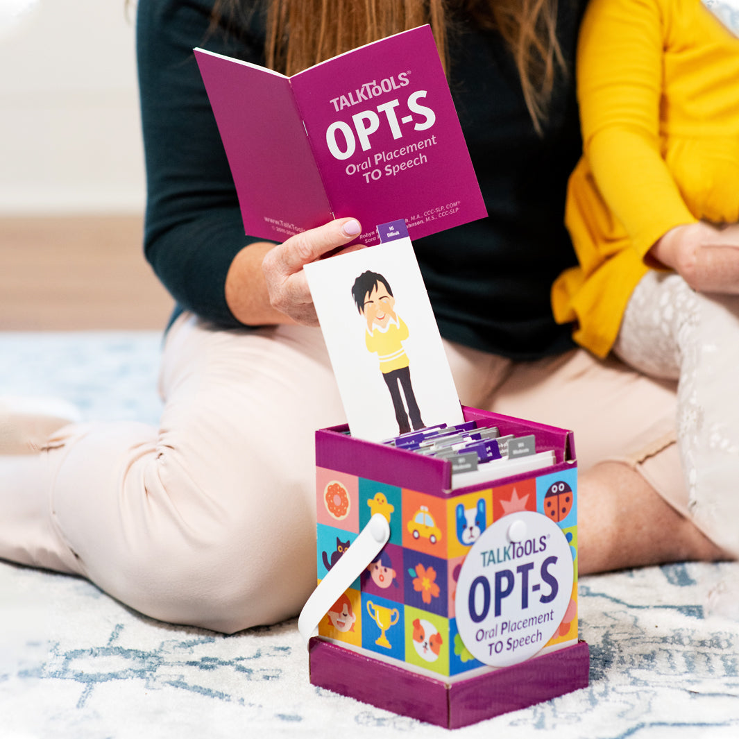 TalkTools OPT-S set carte articolazione 185 schede