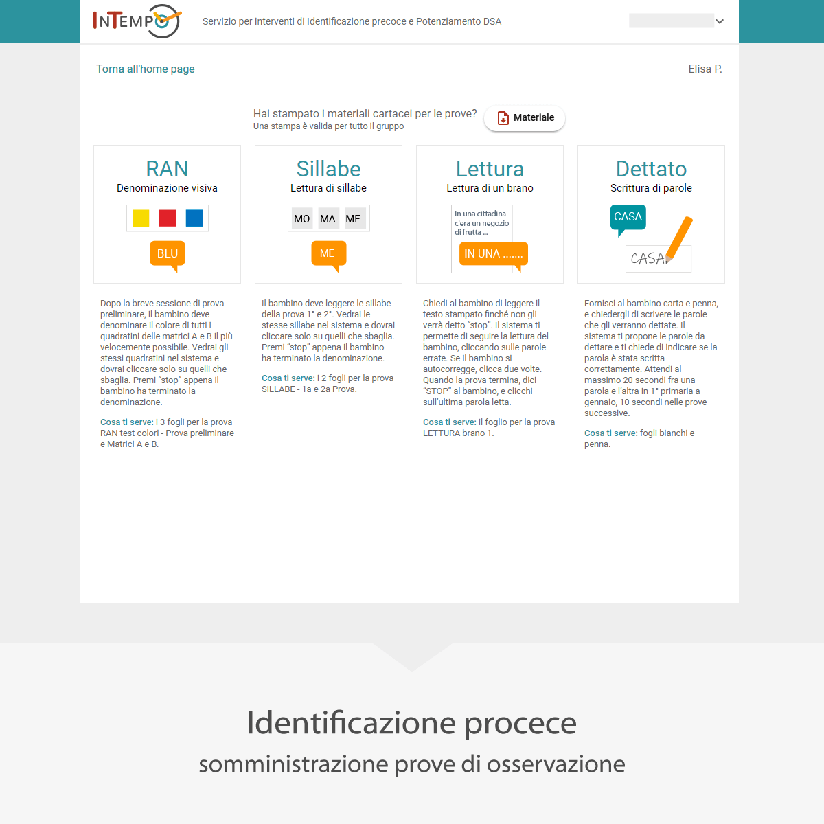 Anastasis InTempo Identificazione precoce corso online