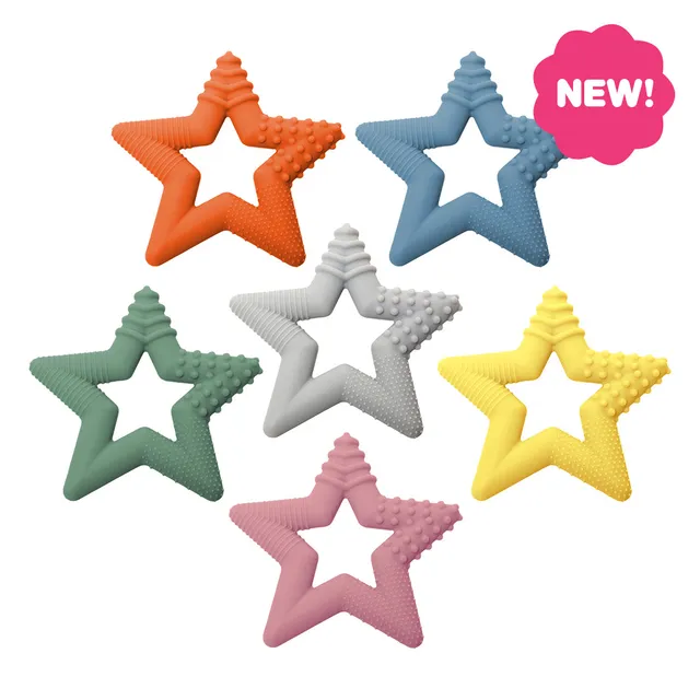 TalkTools Sensory Teeny Teether Star massaggiagengive silicone