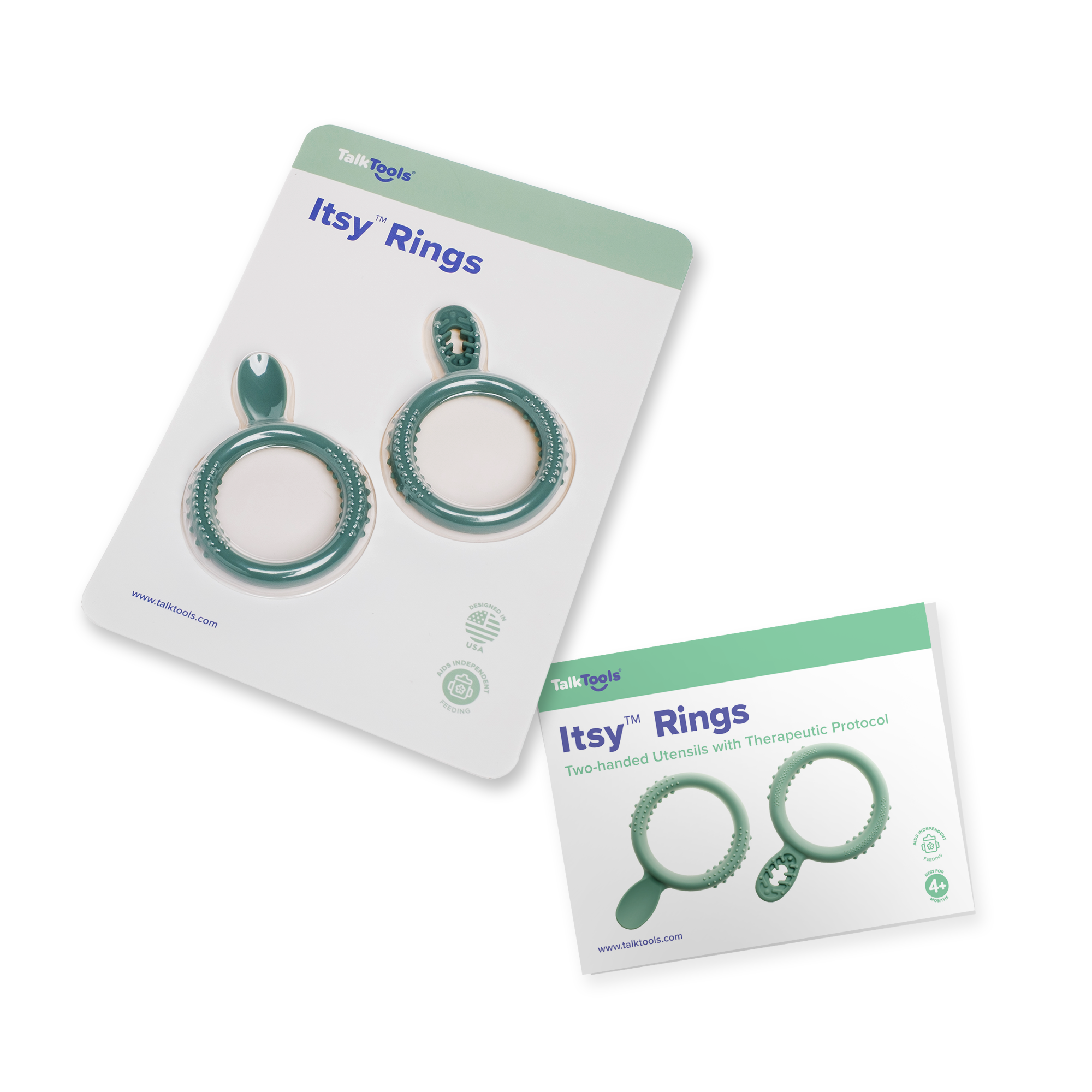 TalkTools Itsy Rings cucchiai svezzamento 2 pezzi