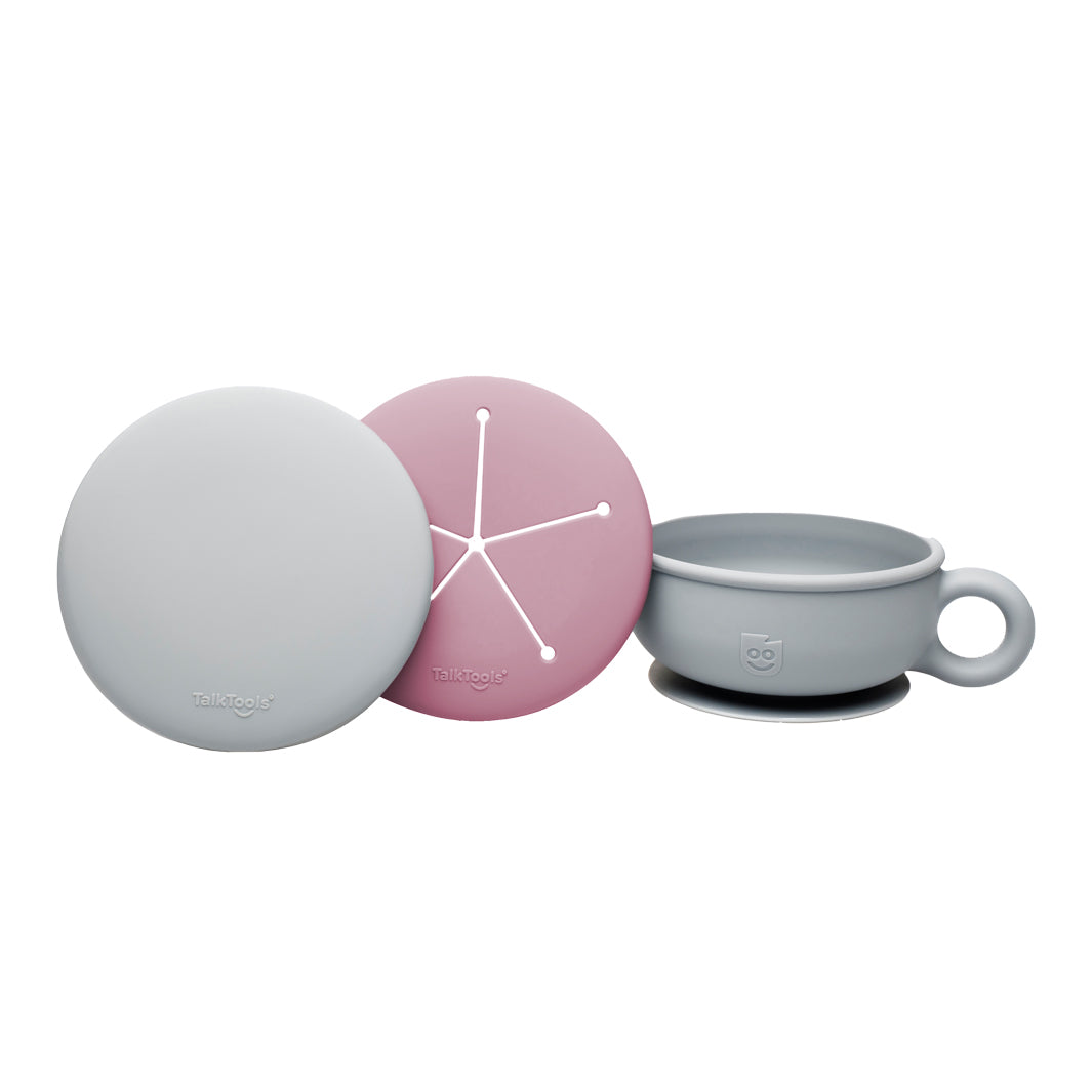TalkTools Itsy Bowl Snack Lid ciotola silicone 8 oz