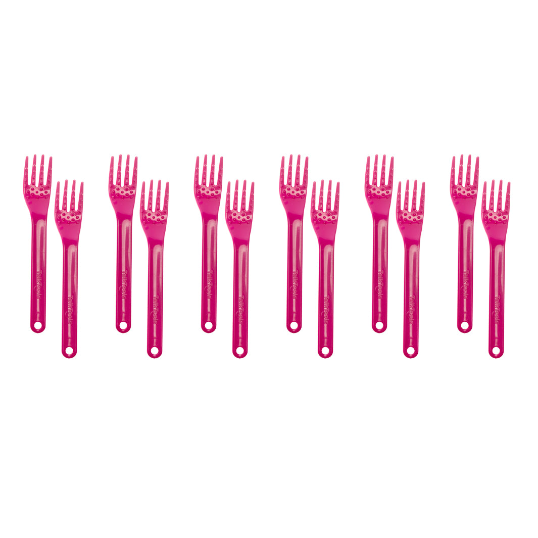 TalkTools Magenta Fork Bumpy forchetta sensoriale 12 pezzi