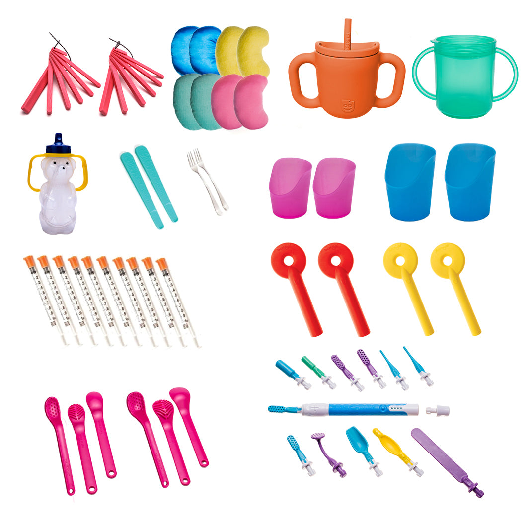 TalkTools Therapeutic Feeding Kit alimentare rosa