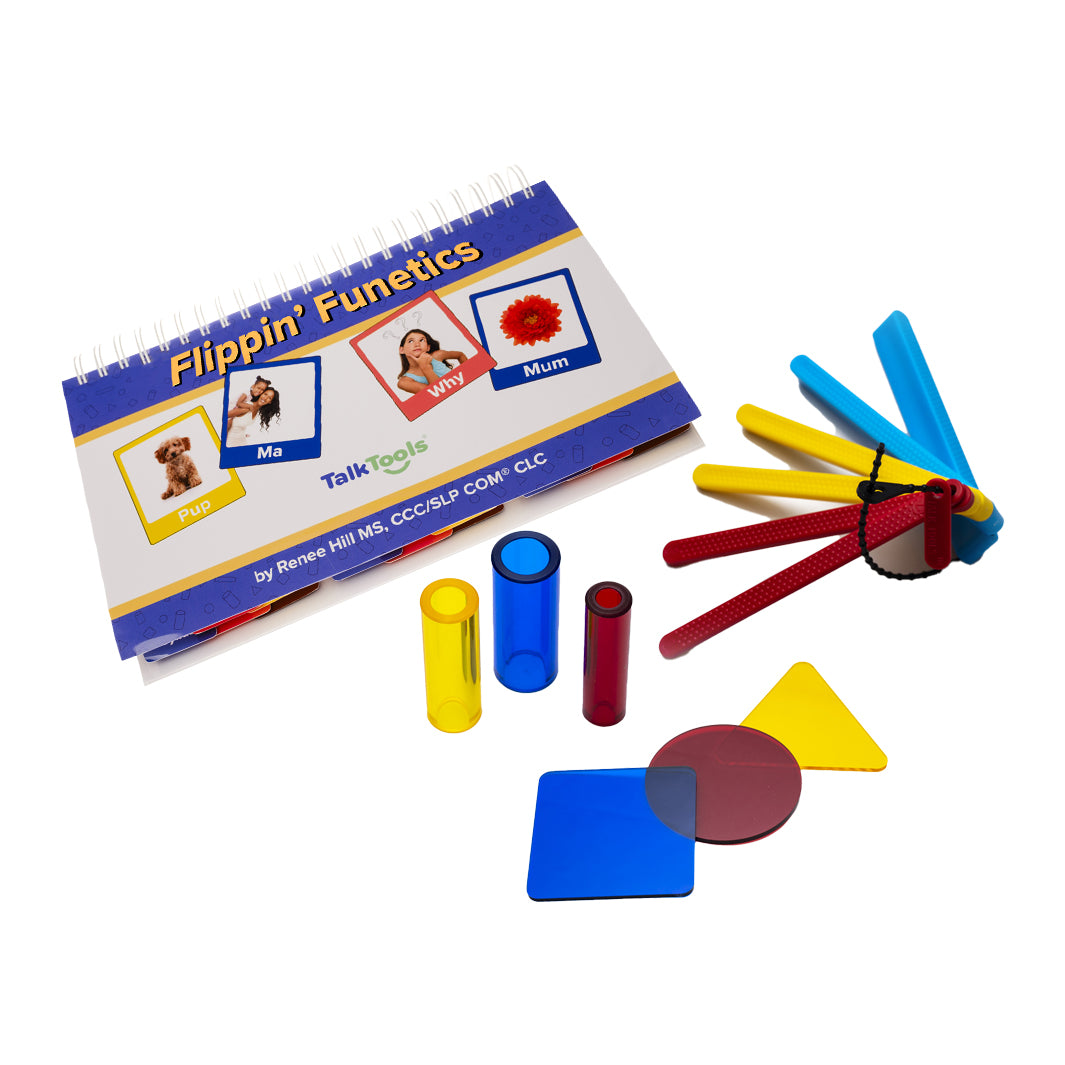 TalkTools Flippin Funetics kit fonologia flip book
