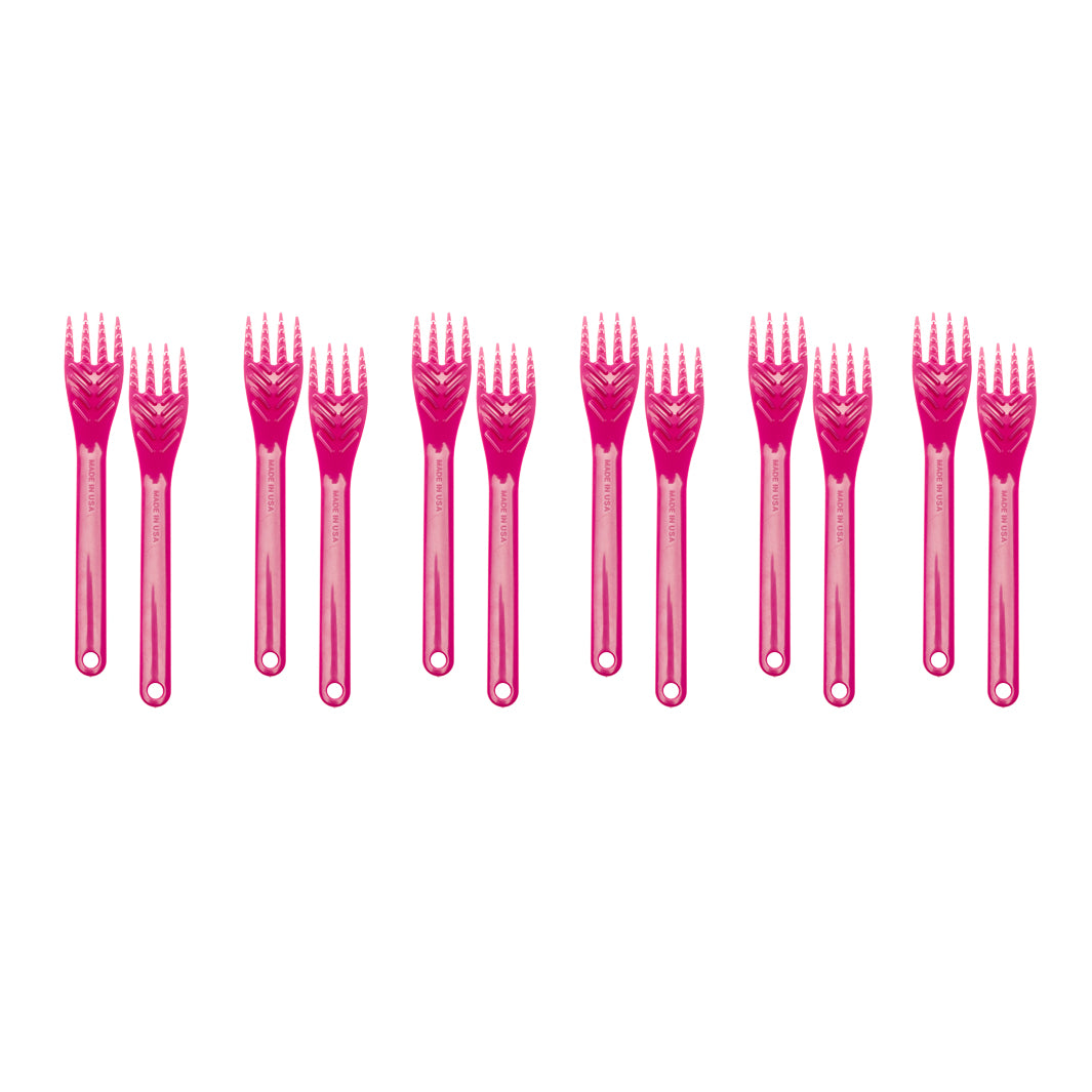 TalkTools Magenta Fork forchetta testurizzata 6 pezzi