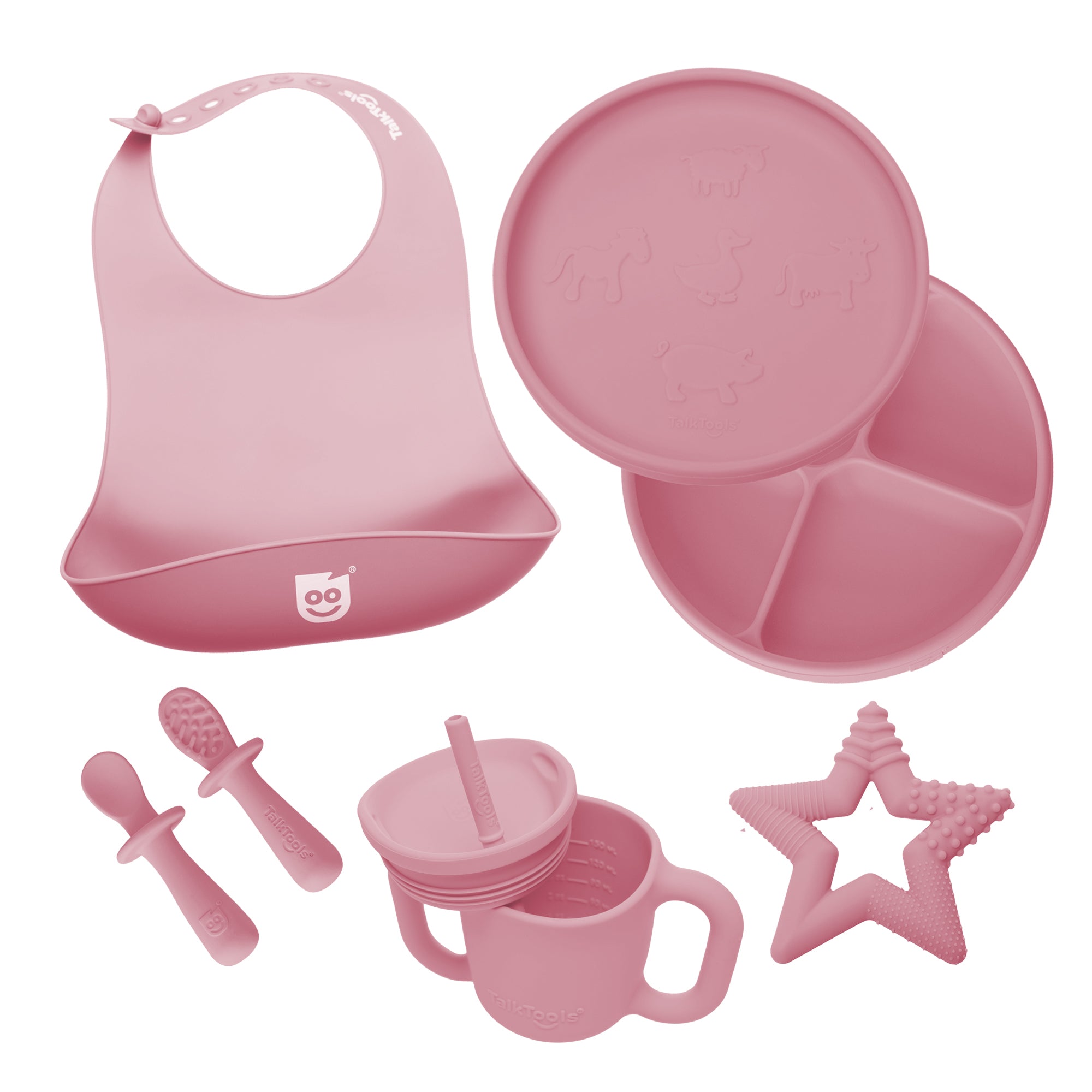 TalkTools Itsy Beginner Set kit svezzamento silicone senza BPA