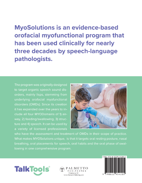 TalkTools MYOSolutions libro terapia miofunzionale