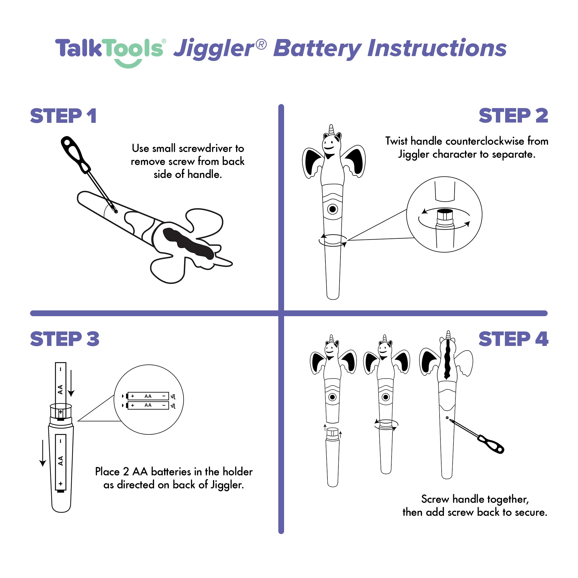 TalkTools Jiggler Combo Dragon Frog strumento orale