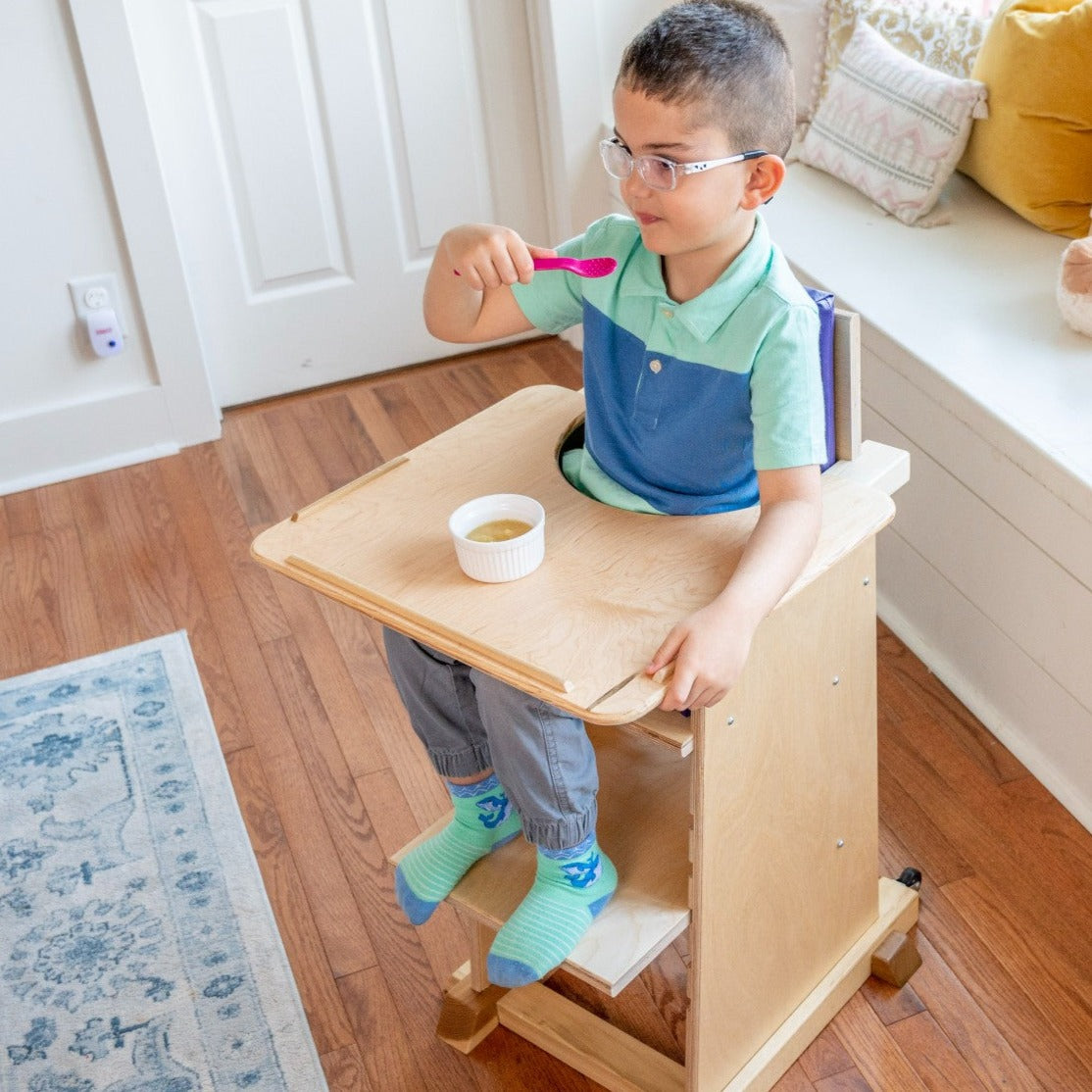 TalkTools Therapy Chair sedia terapeutica con vassoio