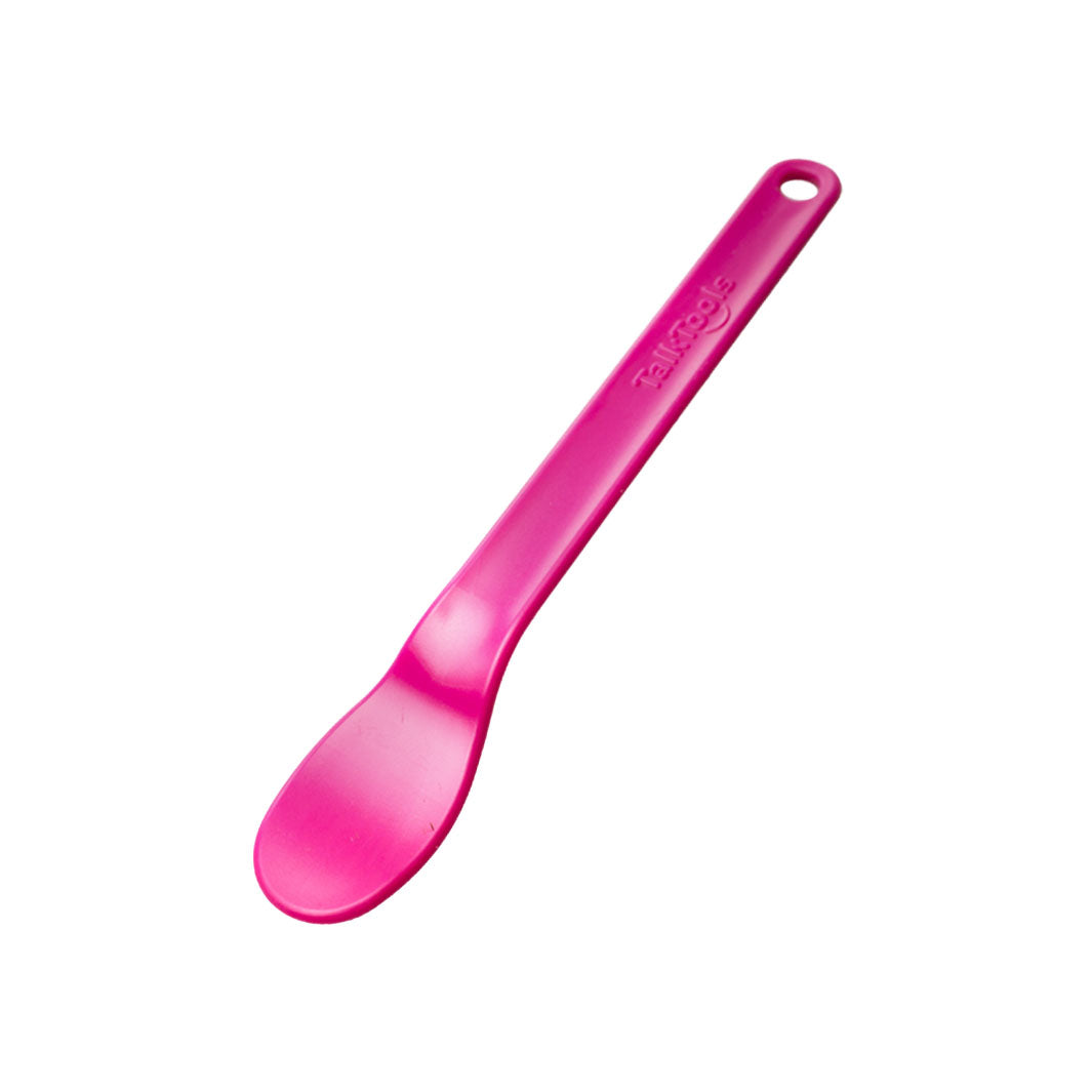TalkTools Magenta Flatty cucchiaio piatto 3 pezzi