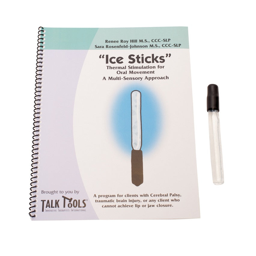 TalkTools Ice Sticks strumento orale freddo con manuale