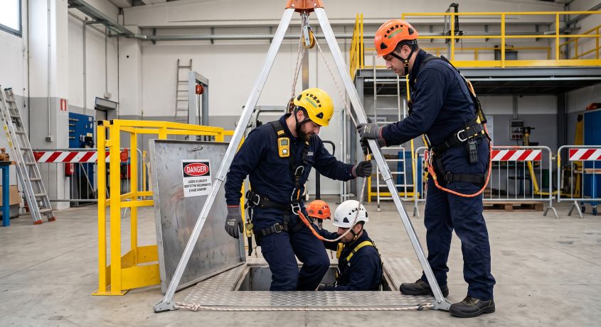 Lisa Servizi Spazi Confinati corso 4 ore attestato