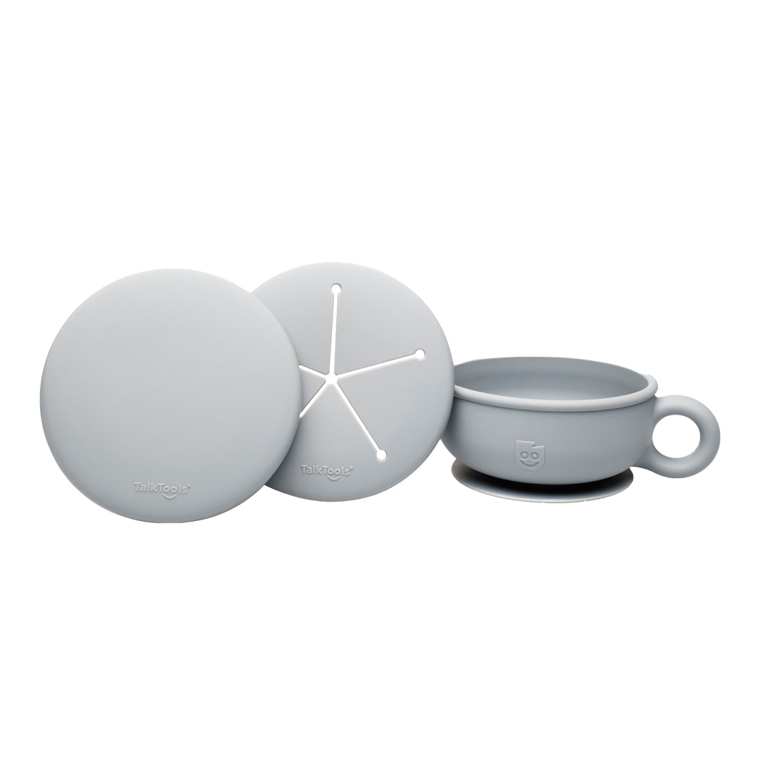 TalkTools Itsy Bowl Snack Lid ciotola silicone 8 oz