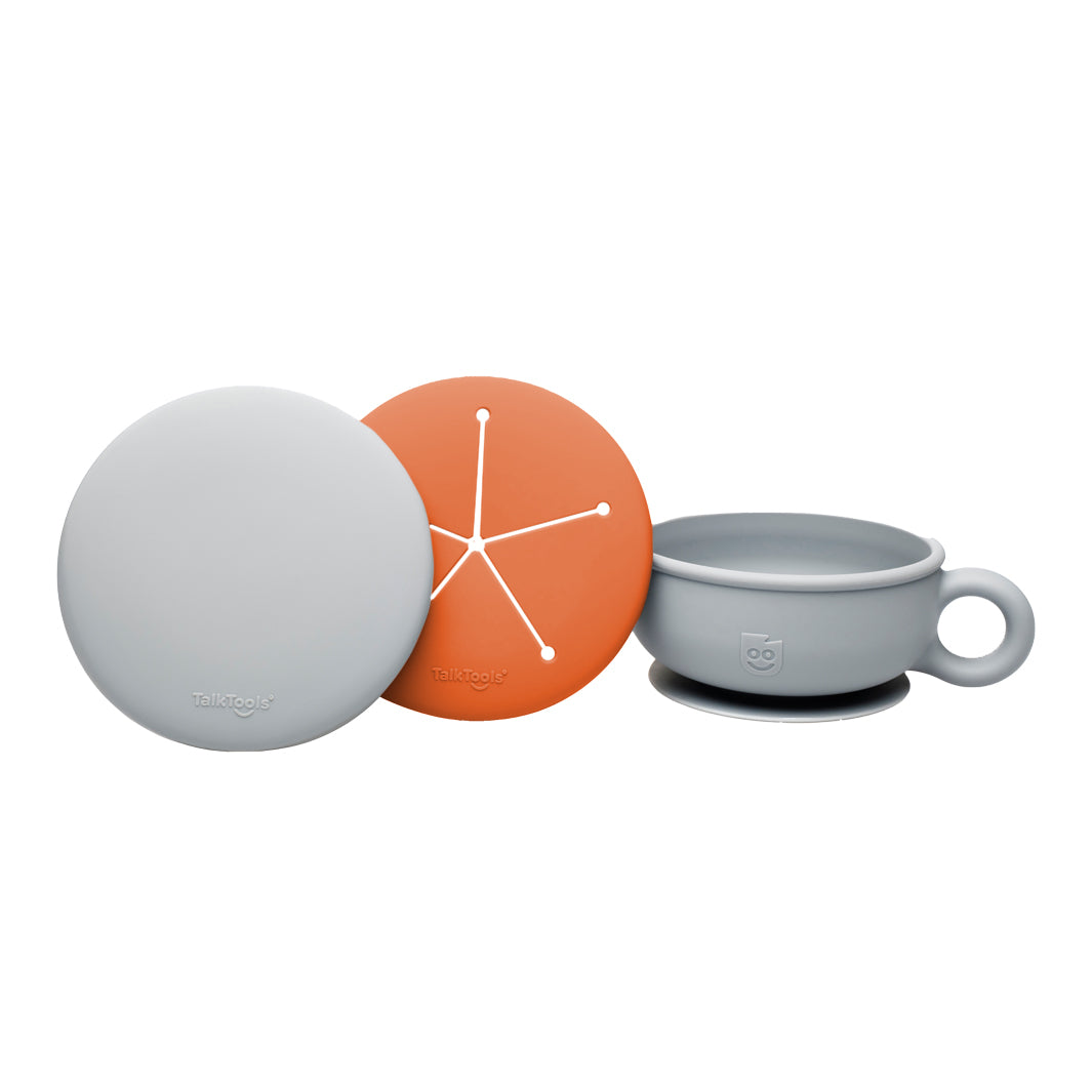 TalkTools Itsy Bowl Snack Lid ciotola silicone 8 oz