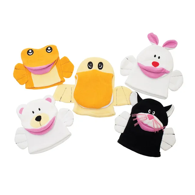 TalkTools Puppet Set pupazzi terapia set 5 pezzi spugna