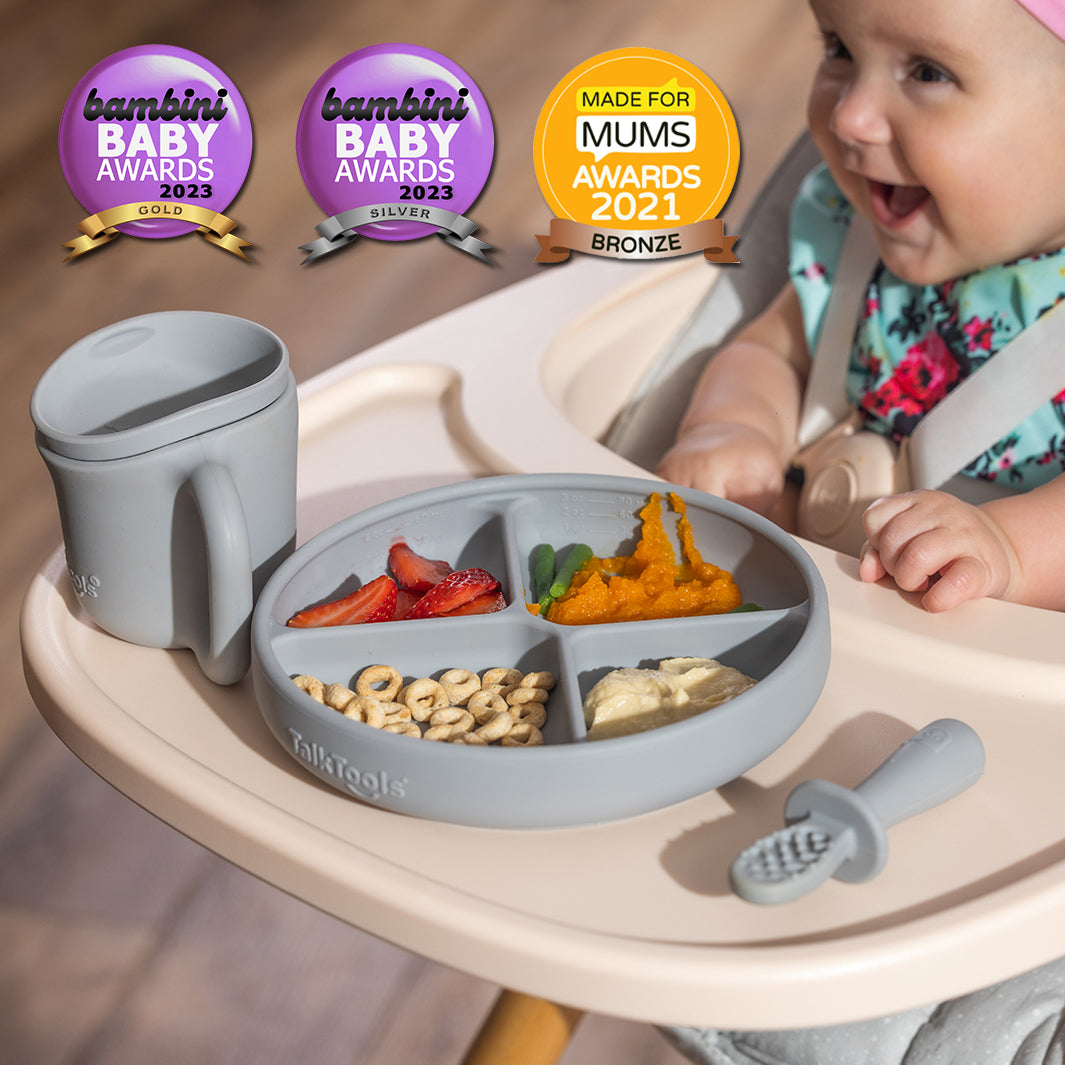 TalkTools Itsy Plate Plate Lid piatto ventosa Ocean