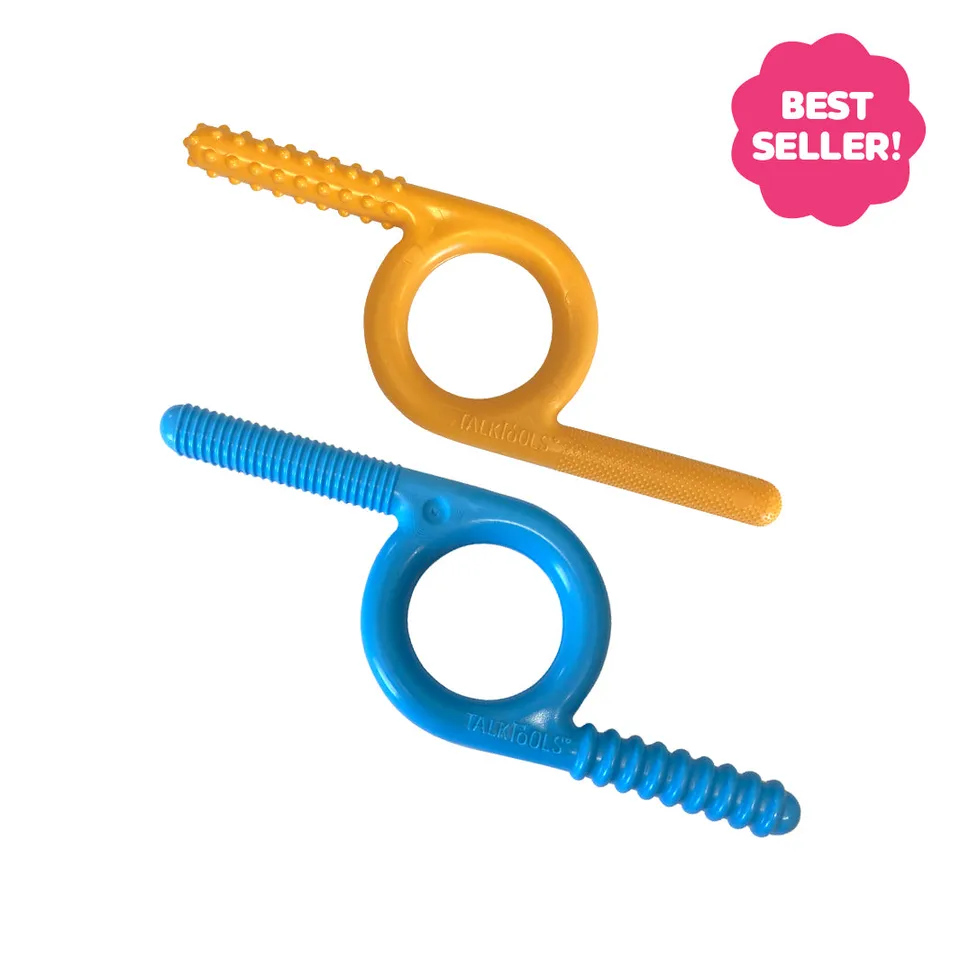 TalkTools Textured Chewy Combo Pack kit masticazione 2 pezzi sensoriale