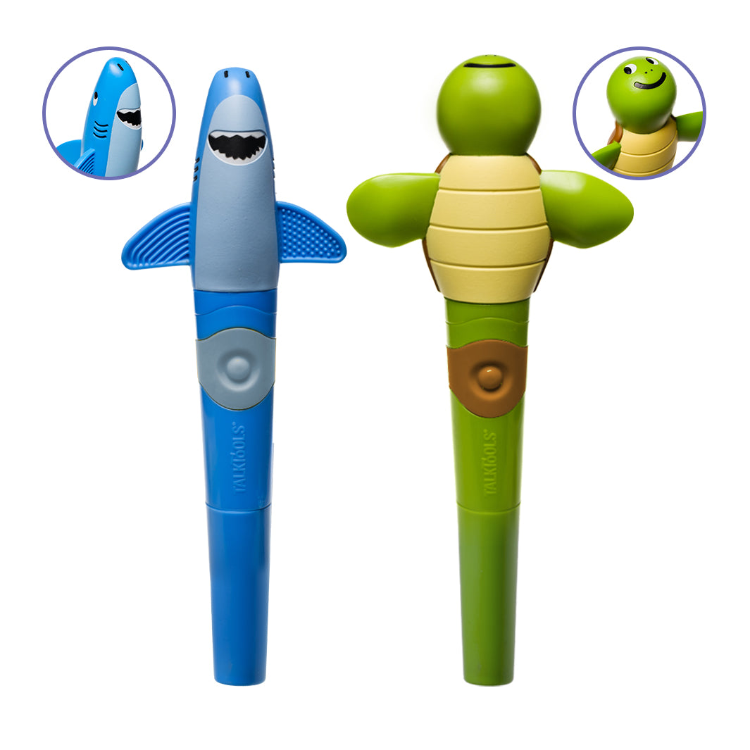 TalkTools Jiggler Combo Shark Turtle stimolatore vibrante