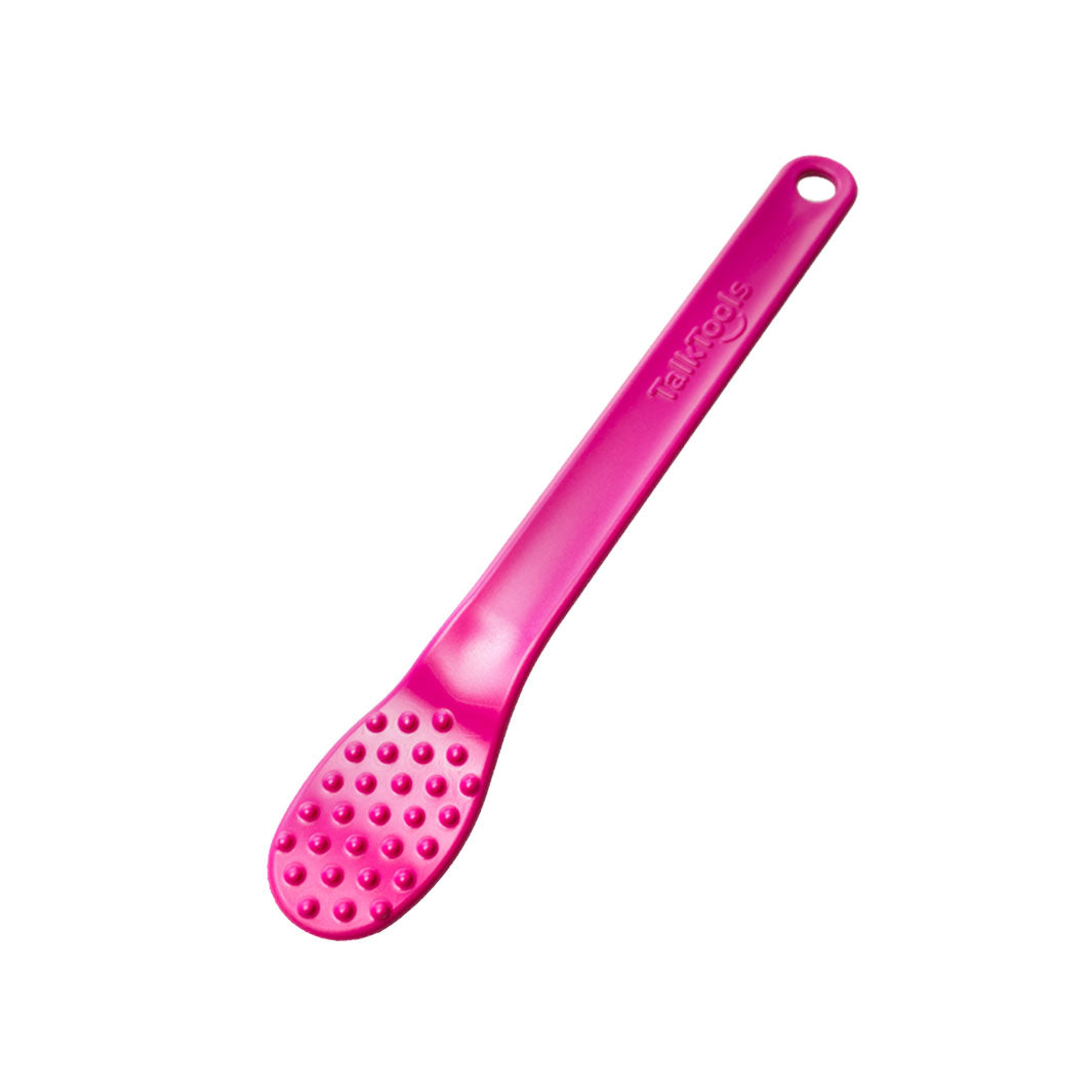 TalkTools Magenta Flatty cucchiaio piatto 3 pezzi