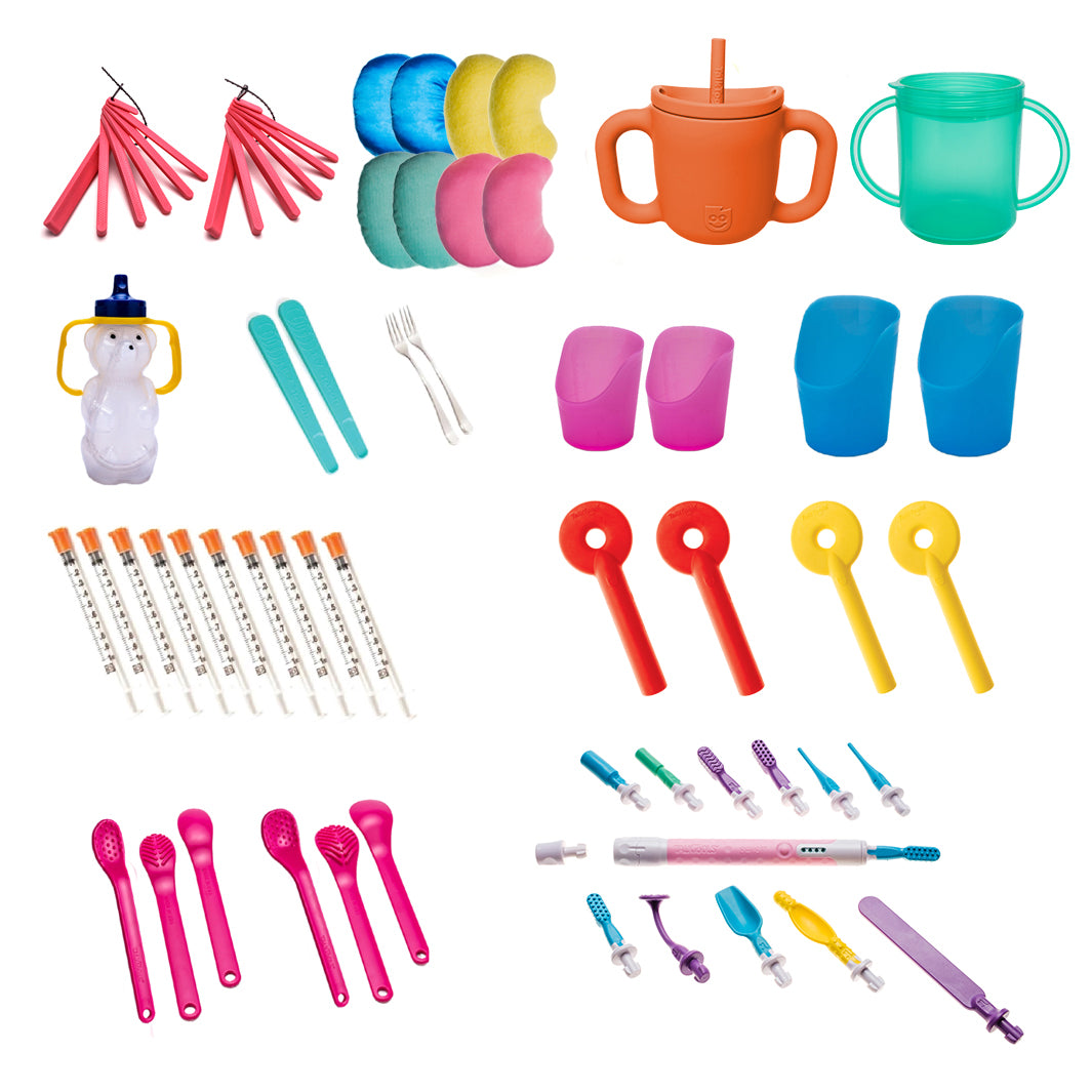 TalkTools Therapeutic Feeding Kit alimentare rosa