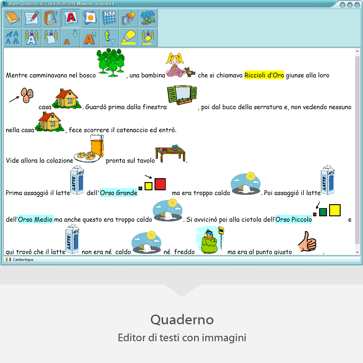 Anastasis SuperQuaderno software letto-scrittura DSA