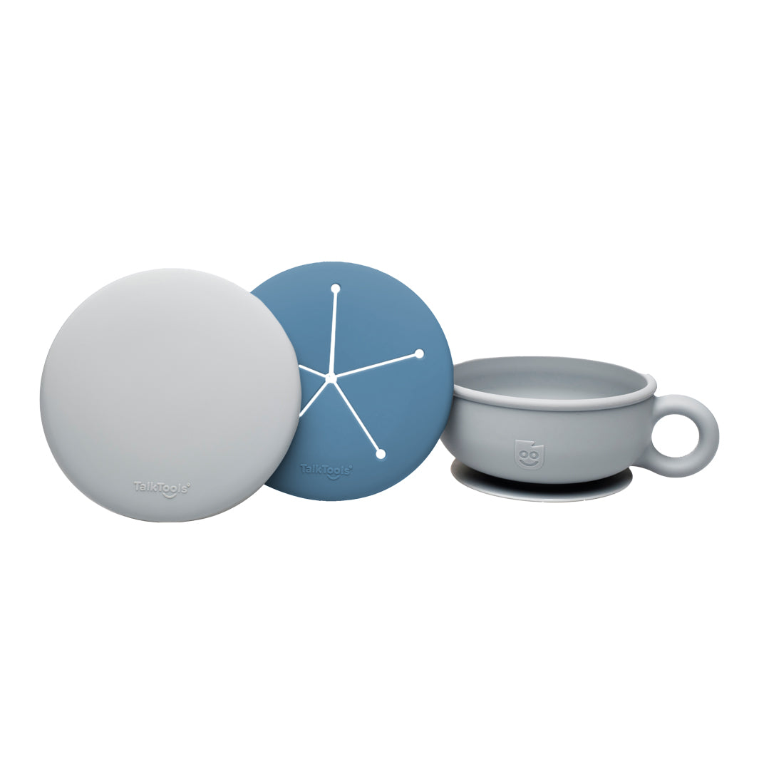 TalkTools Itsy Bowl Snack Lid ciotola silicone 8 oz