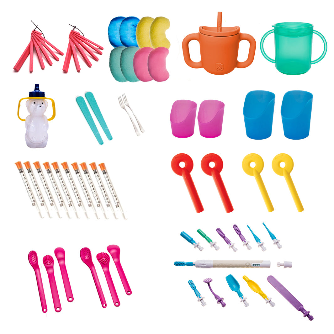 TalkTools Therapeutic Feeding Kit alimentare rosa