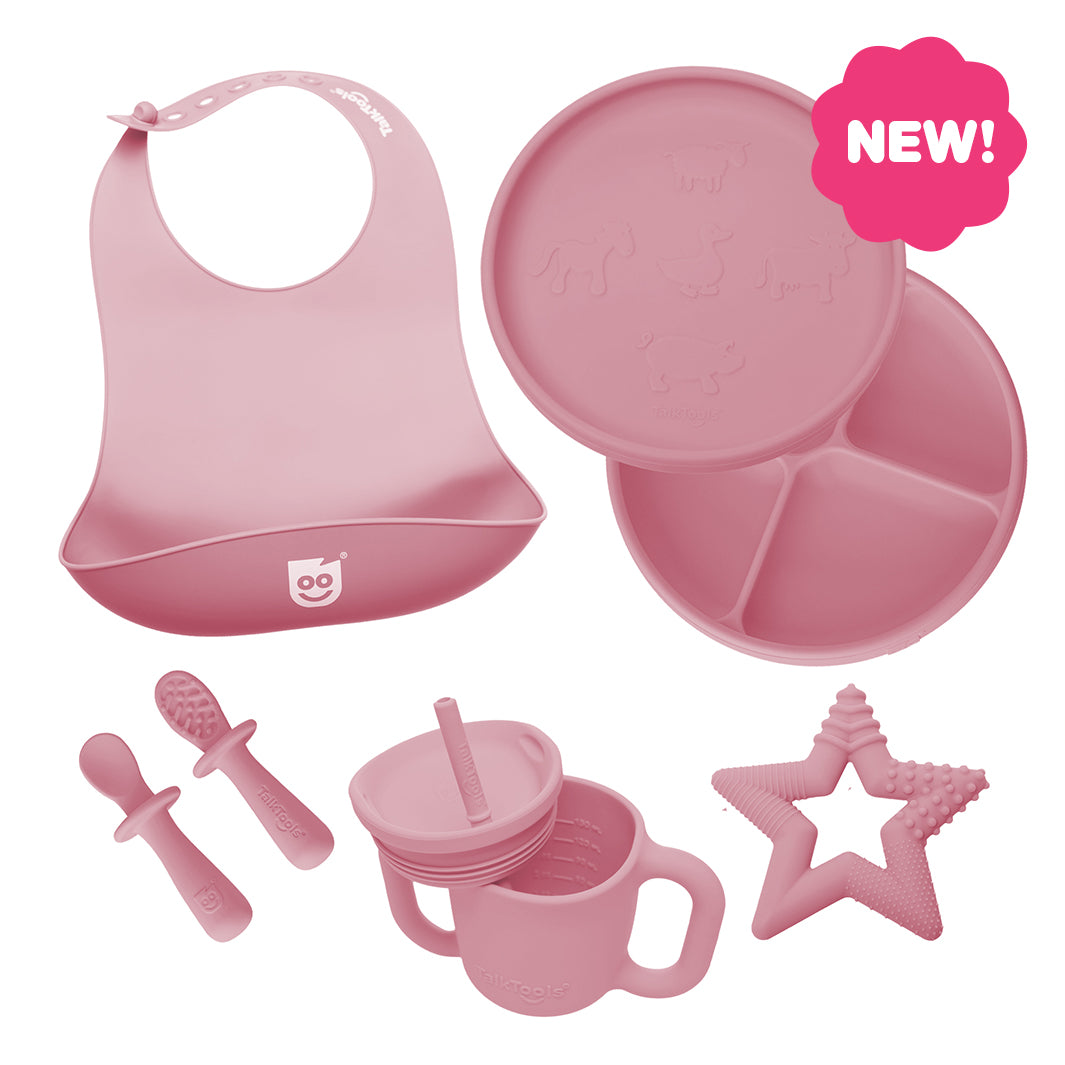 TalkTools Itsy Beginner Set kit svezzamento silicone senza BPA