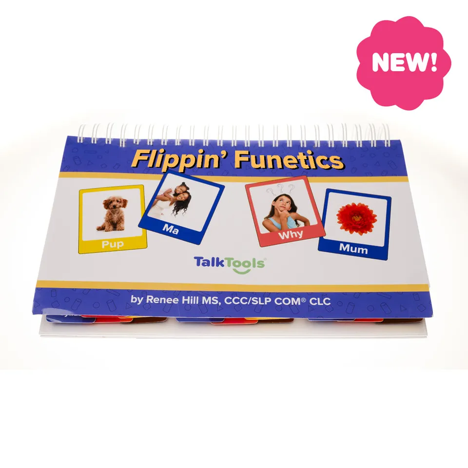 TalkTools Flippin Funetics kit fonologia flip book