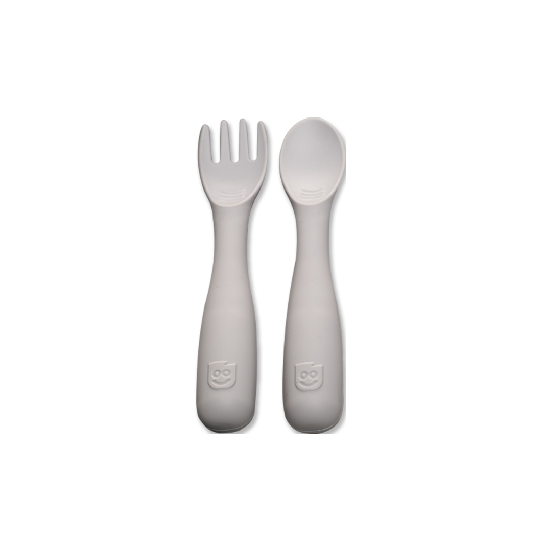 TalkTools Bitsy Spoon and Spork cucchiaio silicone 2 pezzi sensoriale