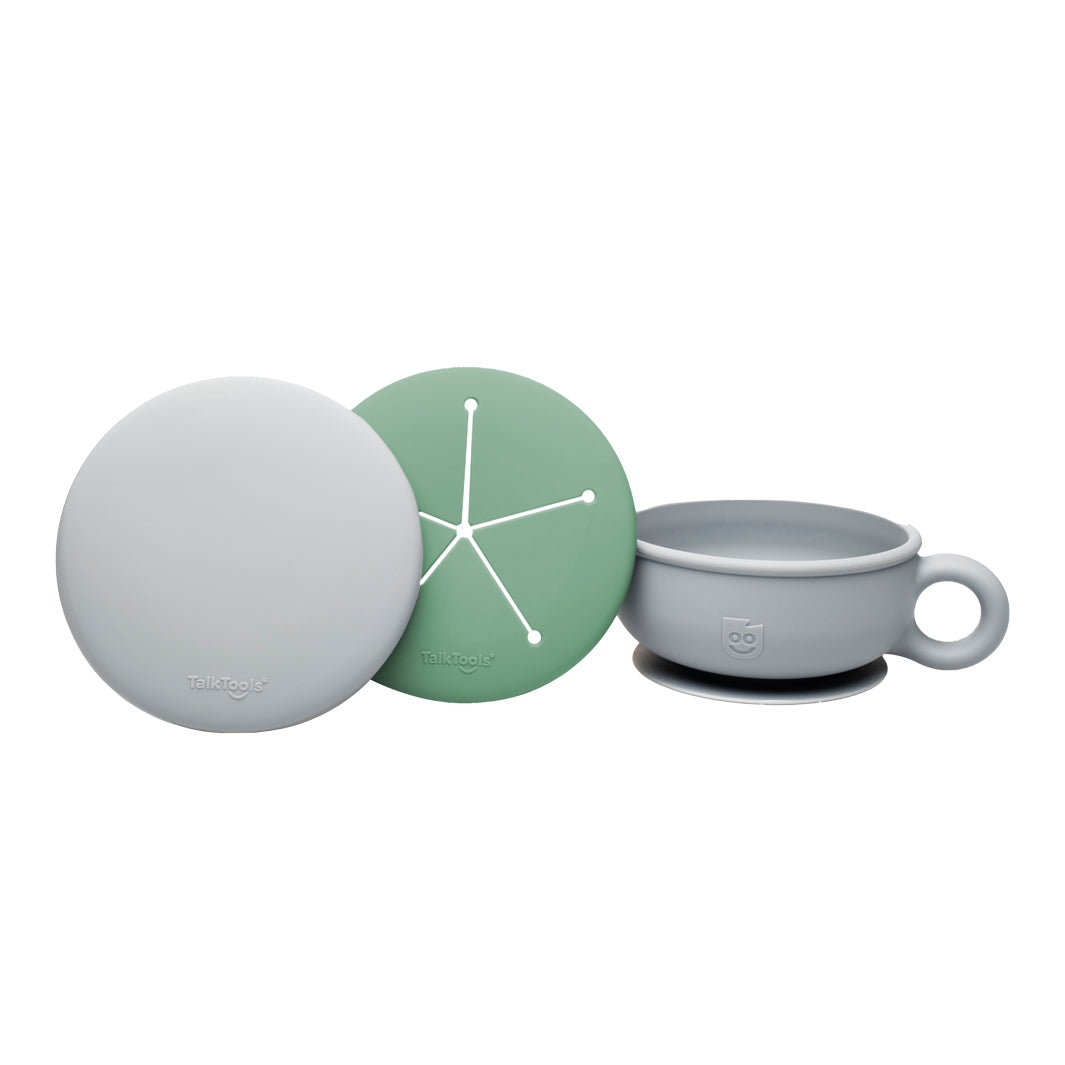 TalkTools Itsy Bowl Snack Lid ciotola silicone 8 oz