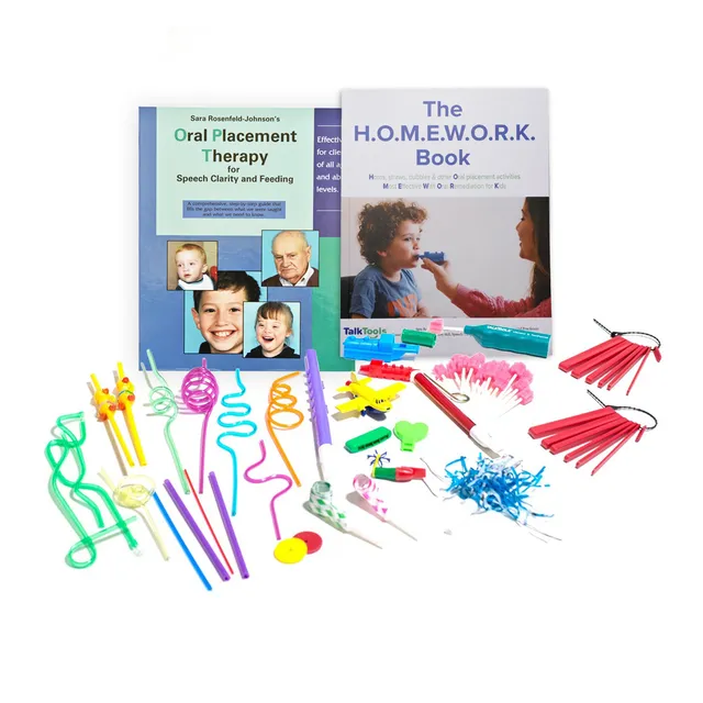 TalkTools Introduction to Oral Placement Therapy kit OPT valigetta