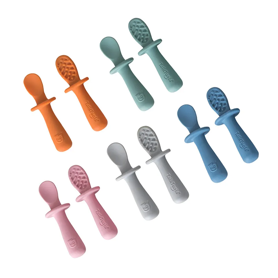 TalkTools Itsy Spoons set 2 cucchiai silicone autosvezzamento