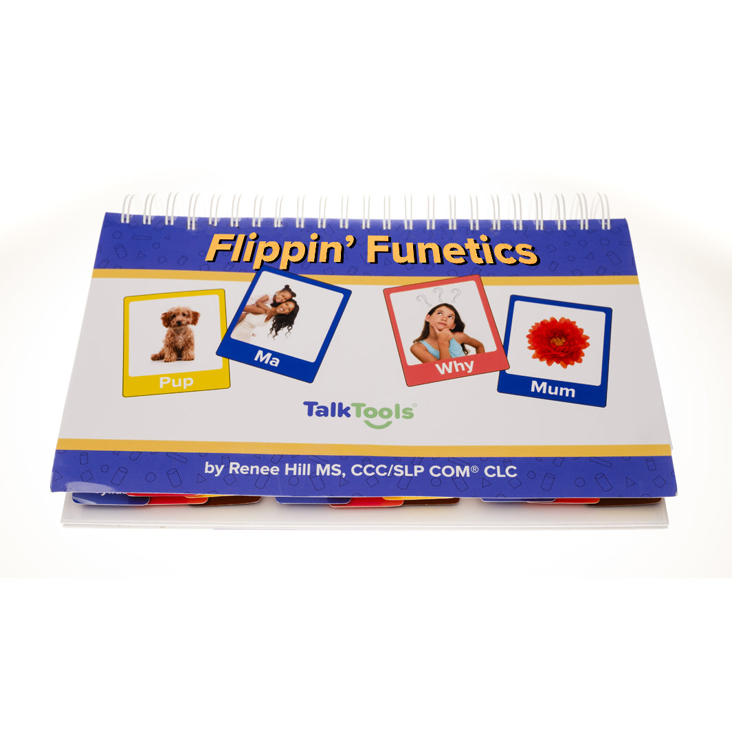 TalkTools Flippin Funetics kit fonologia flip book