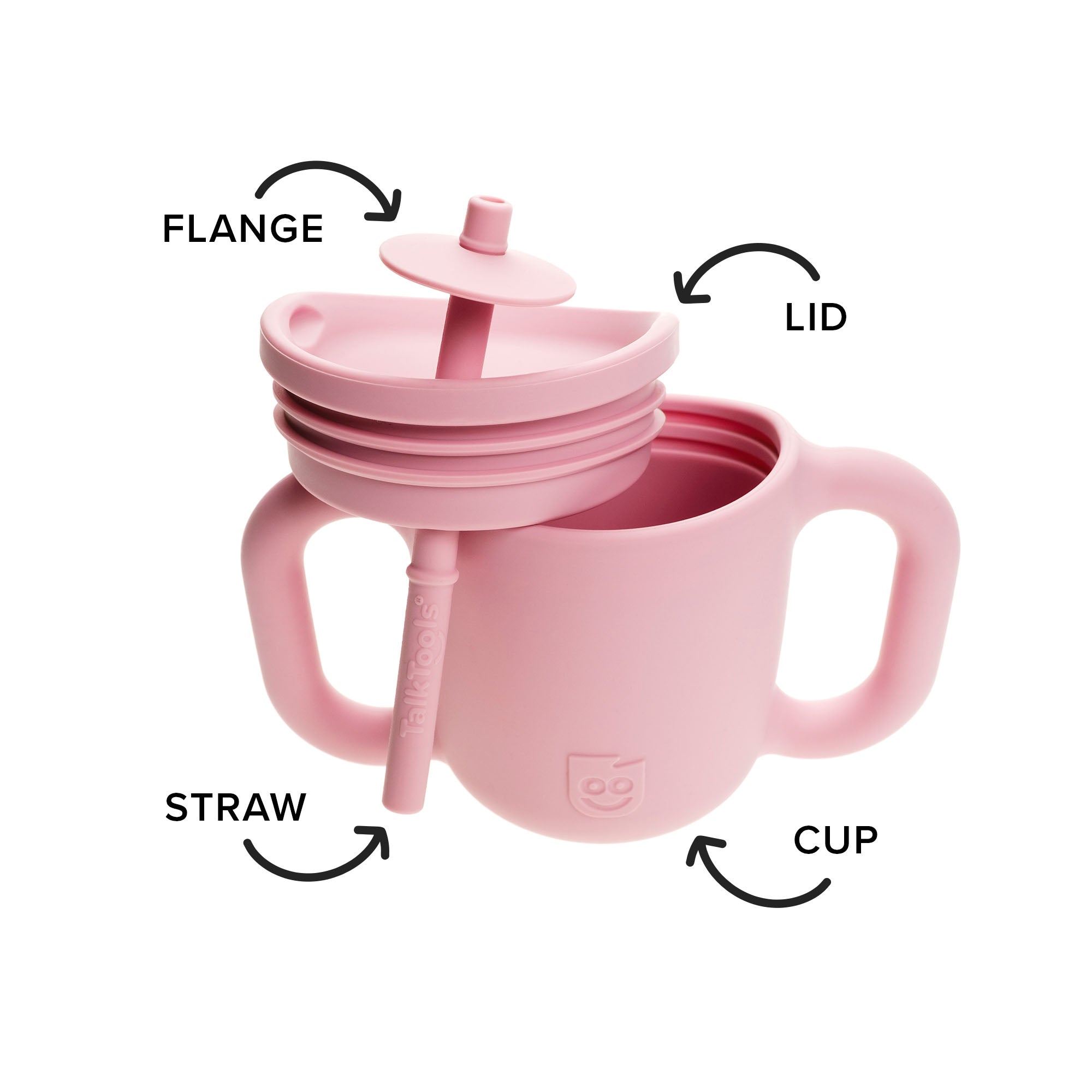 TalkTools Itsy Cup tazza con cannuccia Cloud 150 ml