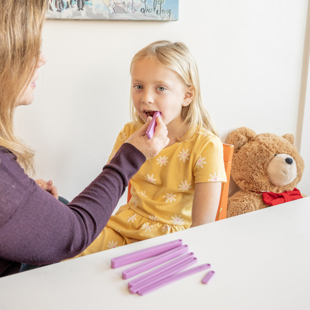 TalkTools Sensory Friendly Bite Blocks blocchi viola