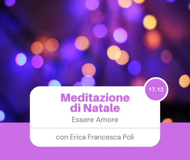 Accademia EFP Essere Amore Webinar Meditazione Natale