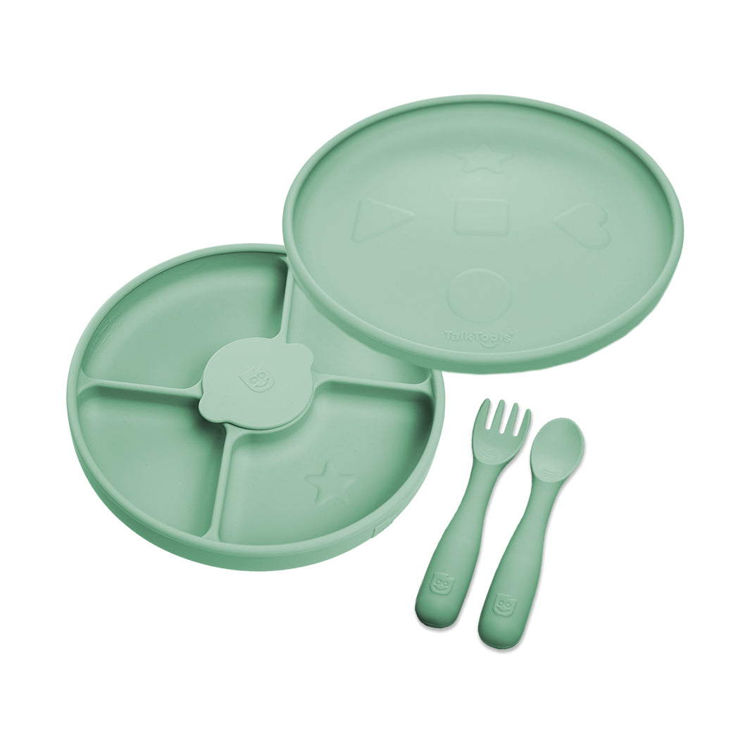 TalkTools Bitsy Bundle set pappa silicone Cloud