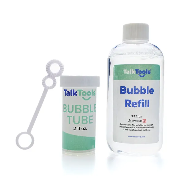 TalkTools Bubble Tube and Refill tubo bolle logopedico con ricarica