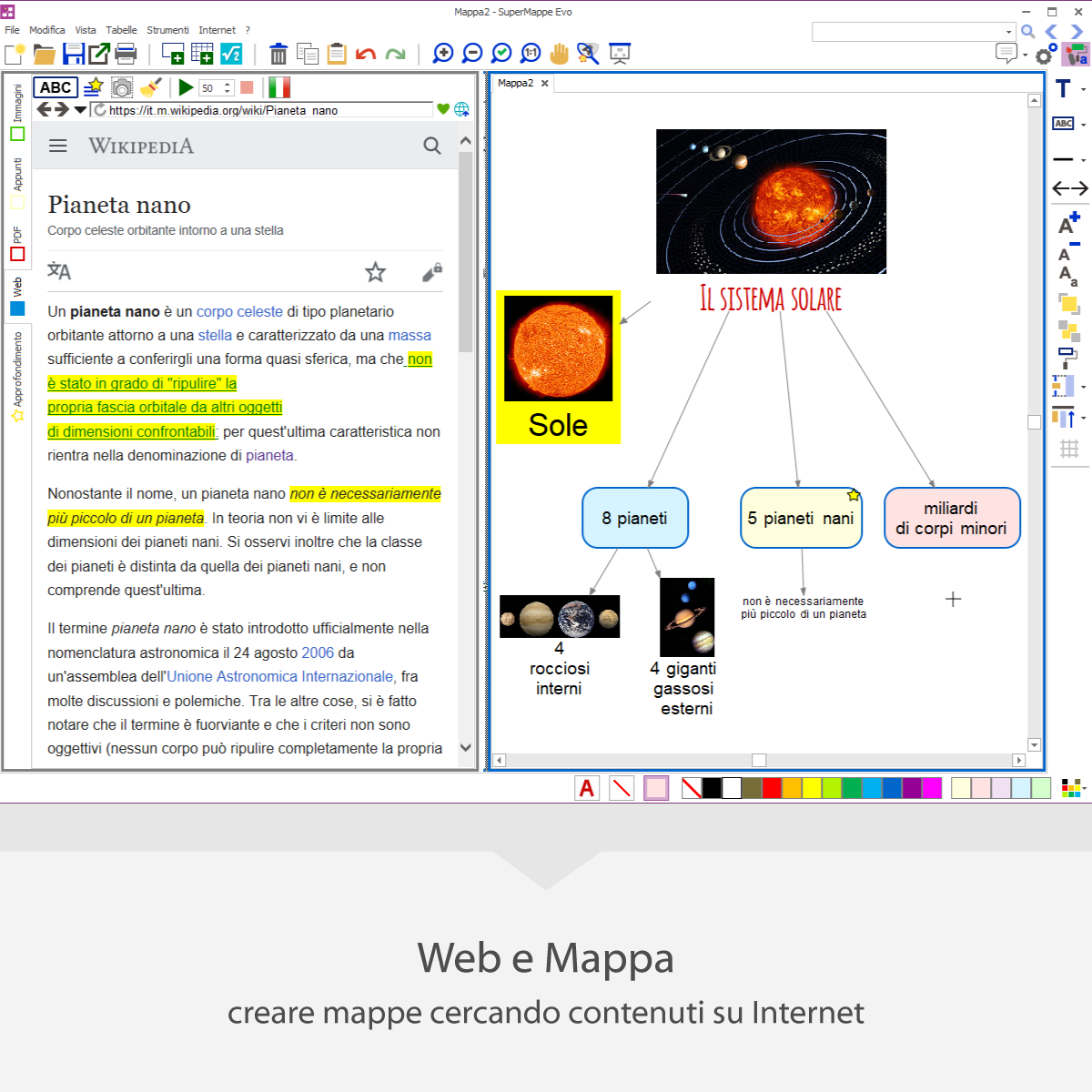 Anastasis SuperMappe EVO software Windows per mappe concettuali DSA
